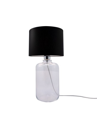 Zuma Line table SAMASUN transparent base lampshade black 1xE27 5501BK