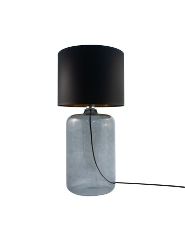 Zuma Line AMARSA table transparent graphite base lampshade black gold 1xE27 5511BKGO - product 2