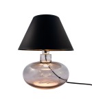 Table lamps with lampshade - Zuma Line MERSIN table lamp Graphite 1xE27 5517BKGO - product 1