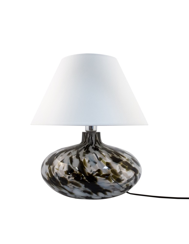 Table lamps with lampshade - Zuma Line ADANA KREZLE 1xE27 5524WH table lamp. - product kolory-swiatla.pl 2