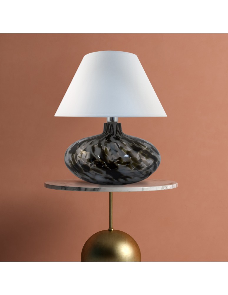 Table lamps with lampshade - Zuma Line ADANA KREZLE 1xE27 5524WH table lamp. - product kolory-swiatla.pl 3