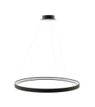 Pendant lamps circles - Zuma Line Pendant CIRCLE LED 70W 3000K dia 110cm wire length 250cm LA0722/1 - BK. - product 3