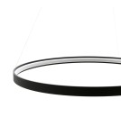 Pendant lamps circles - Zuma Line Pendant CIRCLE LED 70W 3000K dia 110cm wire length 250cm LA0722/1 - BK. - product 2