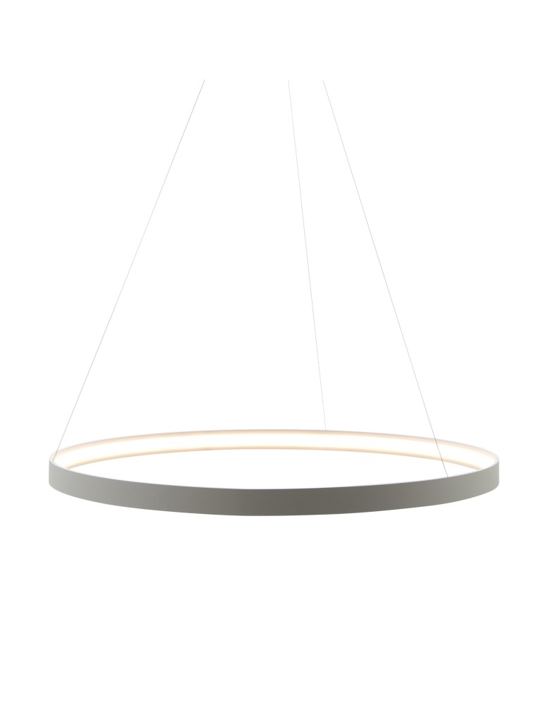 Pendant lamps circles - Zuma Line Pendant CIRCLE LED 70W 3000K 110cm cable length 250cm LA0717/1 - WH. - product kolory-swiatla.pl 2