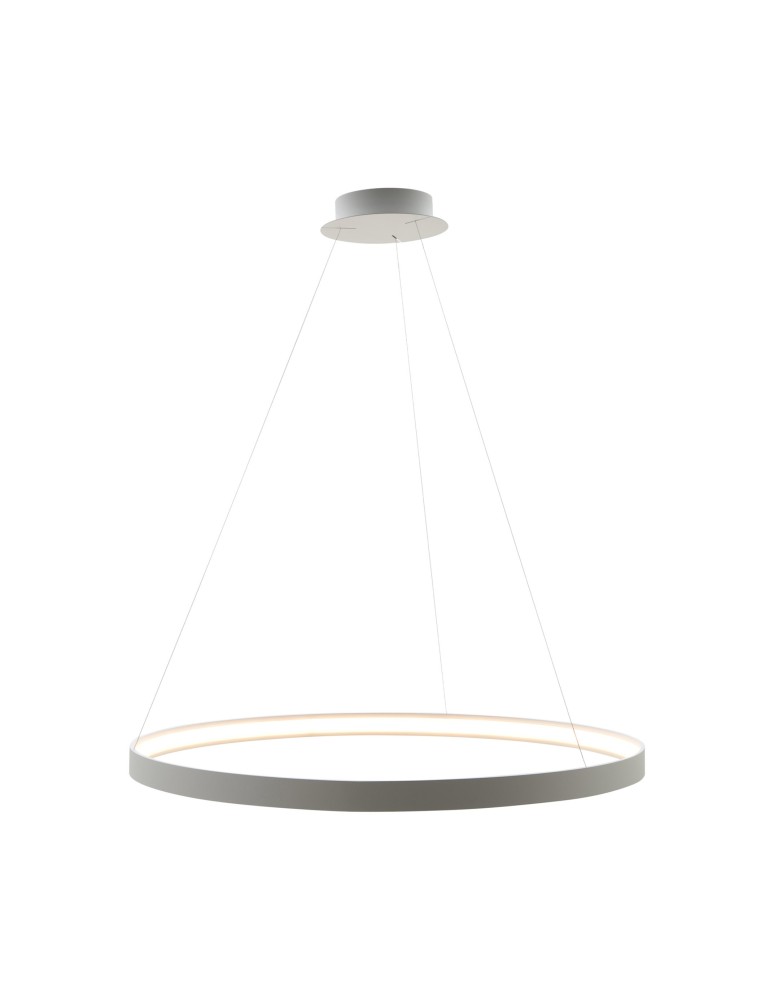 Pendant lamps circles - Zuma Line Pendant CIRCLE LED 70W 3000K 110cm cable length 250cm LA0717/1 - WH. - product kolory-swiatla.pl 1