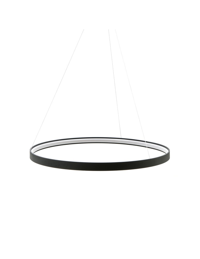 Pendant lamps circles - Zuma Line Pendant CIRCLE LED 50W 3000K dia 78cm cable length 250cm LA0721/1 - BK. - product kolory-swiatla.pl 4