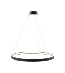 Pendant lamps circles - Zuma Line Pendant CIRCLE LED 50W 3000K dia 78cm cable length 250cm LA0721/1 - BK. - product 1