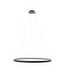 Pendant lamps circles - Zuma Line Pendant CIRCLE LED 50W 3000K dia 78cm cable length 250cm LA0721/1 - BK. - product 3