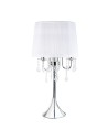 Light Prestige Mona silver desk lamp 3xE14 white, silver LP-5005/1T silver