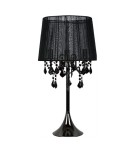 Table lamps with lampshade - Light Prestige Mona silver desk lamp 3xE14 white, silver LP-5005/1T silver - product 2