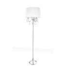 Table lamps with lampshade - Light Prestige Mona silver desk lamp 3xE14 white, silver LP-5005/1T silver - product 3
