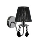 Table lamps with lampshade - Light Prestige Mona silver desk lamp 3xE14 white, silver LP-5005/1T silver - product 5