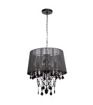 Table lamps with lampshade - Light Prestige Mona silver desk lamp 3xE14 white, silver LP-5005/1T silver - product 7