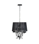 Table lamps with lampshade - Light Prestige Mona silver desk lamp 3xE14 white, silver LP-5005/1T silver - product 9