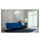 Table lamps with lampshade - Light Prestige Mona silver desk lamp 3xE14 white, silver LP-5005/1T silver - product 13