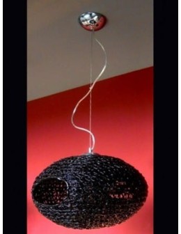 Light Prestige Neste wisząca czarna 1xE27 czarny, srebrny LP-1802/1P czarna - produkt 2