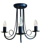 Chandelier chandeliers - Light Prestige Pearl 3 pendant black 3xE14 black LP-020/3P black - product 1