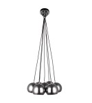 Pendant lamps - Light Prestige Punto 7 pendant 7xE14 graphite LP-22872/7P graphite - product 1
