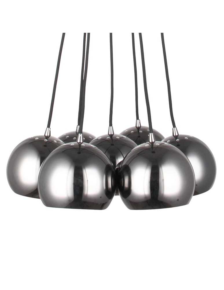 Pendant lamps - Light Prestige Punto 7 pendant 7xE14 graphite LP-22872/7P graphite - product kolory-swiatla.pl 3