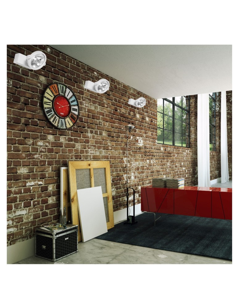 Triple wall lamps - Light Prestige Romeo 3 wall lamp 3xG9 white LP-2113/3W - product kolory-swiatla.pl 4