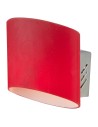 Light Prestige Zaragoza wall lamp red 1xG9 white, silver LP-B 1111/1 red.