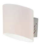 Wall lamps - Light Prestige Zaragoza wall lamp red 1xG9 white, silver LP-B 1111/1 red. - product 2