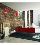 Wall lamps - Light Prestige Zaragoza wall lamp red 1xG9 white, silver LP-B 1111/1 red. - product 3