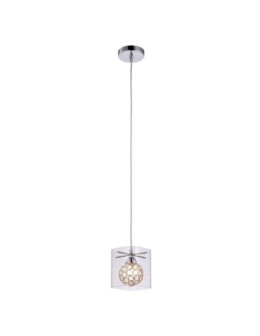 Light Prestige Spark 1 pendant transparent 1xG9 silver, transparent LP-5193/1P transp.