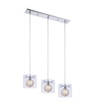 Pendant lamps - Light Prestige Spark 1 pendant transparent 1xG9 silver, transparent LP-5193/1P transp. - product 2