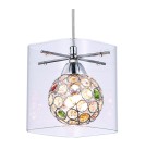 Pendant lamps - Light Prestige Spark 1 pendant transparent 1xG9 silver, transparent LP-5193/1P transp. - product 9
