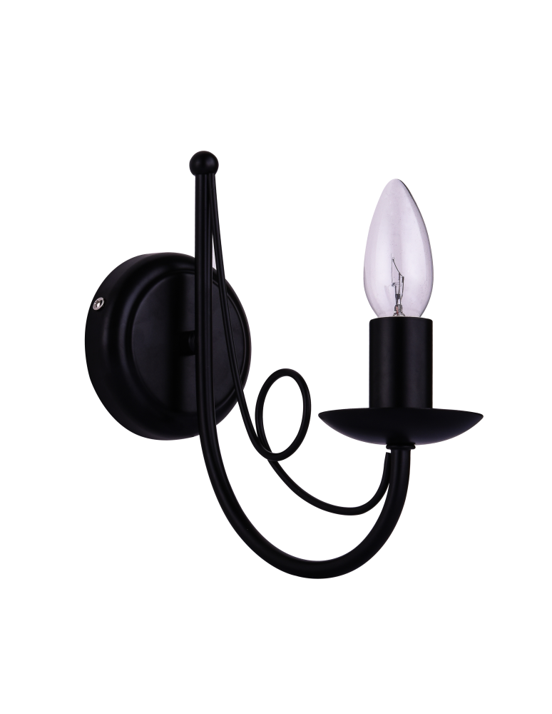 Chandelier wall lamps - Light Prestige Pearl wall lamp white 1xE14 white LP-020/1W white - product kolory-swiatla.pl 2