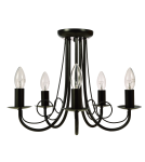 Chandelier chandeliers - Light Prestige Pearl 5 pendant black 5xE14 black LP-020/5P black - product 1