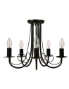 Light Prestige Pearl 5 pendant black 5xE14 black LP-020/5P black