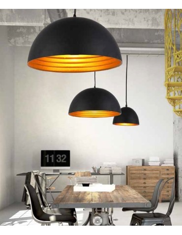 Azzardo MODENA 40 BLACK/GOLD 1xE27 Wisząca Czarny/Złoty AZ1394 - produkt 2