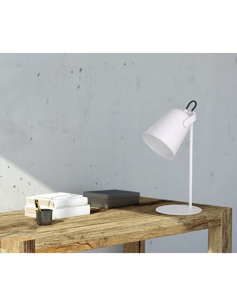 Classic table lamps - Light Prestige Siri desk white 1xE27 white LP-4227/1T WHT - product kolory-swiatla.pl 4
