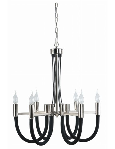 Light Prestige Como pendant black 6xE14 Black/Nickel LP-90103/6P BK
