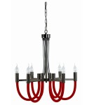 Chandelier chandeliers - Light Prestige Como pendant black 6xE14 Black/Nickel LP-90103/6P BK - product 2