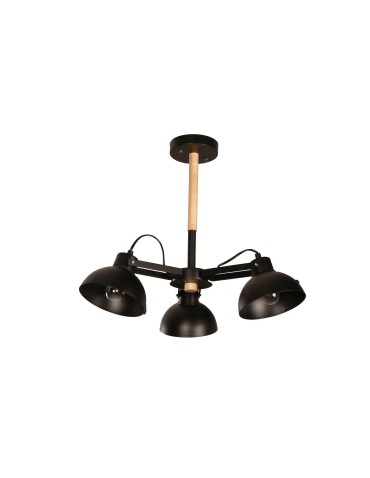 Light Prestige Terme 5 wisząca E27 czarny, drewno LP-4404/5P - produkt 2