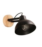 Pendant lamps - Light Prestige Terme 5 pendant E27 black, wood LP-4404/5P - product 3
