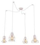 Pendant lamps spiders - Light Prestige Imperia 4 pendant white E27 white LP-2309/4P WH - product 1