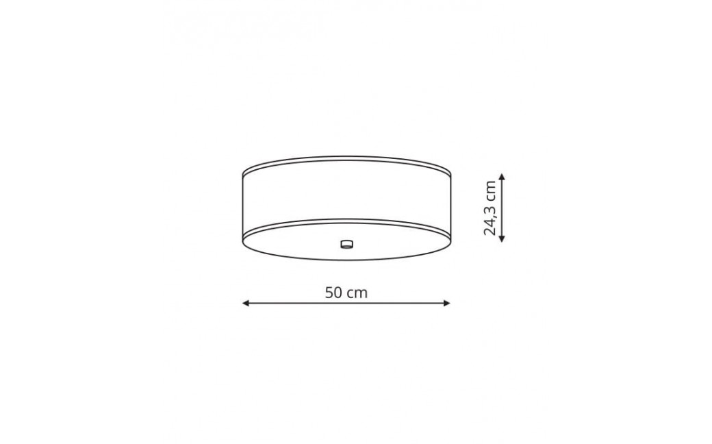 Light Prestige Girona plafon biały 50cm E27 biały LP-2190/3C-50 WH