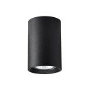 Ceiling luminaires for replaceable light source - Light Prestige Manacor eyelet black 9 cm GU10 black LP-232/1D - 90 black - product 1