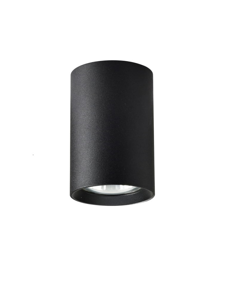 Ceiling luminaires for replaceable light source - Light Prestige Manacor eyelet black 9 cm GU10 black LP-232/1D - 90 black - product kolory-swiatla.pl 1