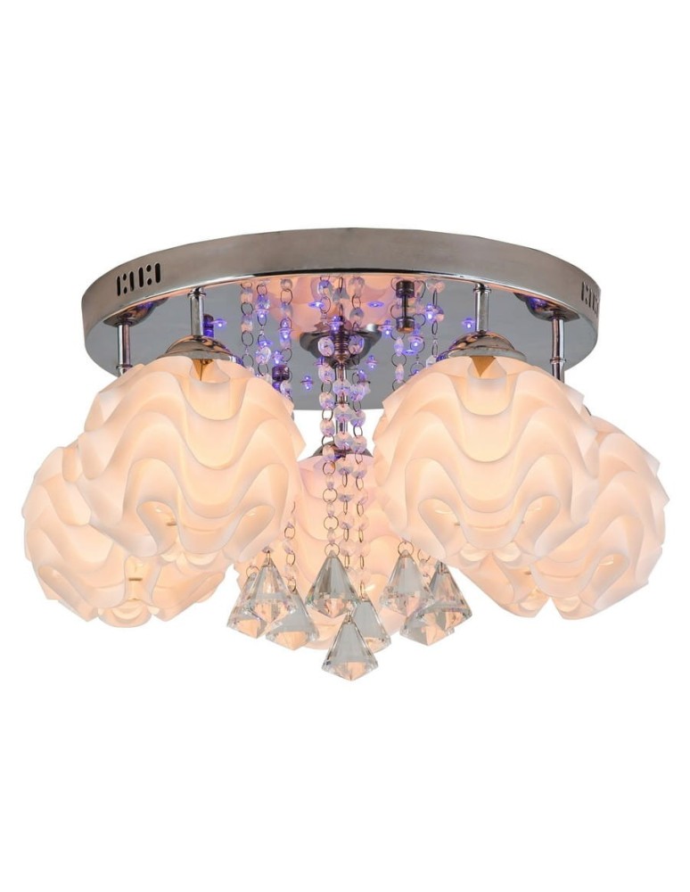 Ceiling lamps - Light Prestige Sada 5 plafond E14 white, silver LP-119/5C - product kolory-swiatla.pl 1
