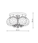 Ceiling lamps - Light Prestige Sada 5 plafond E14 white, silver LP-119/5C - product 2