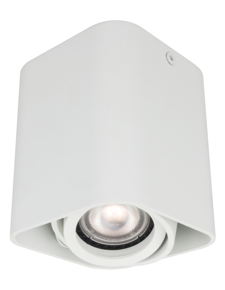 Ceiling luminaires for replaceable light source - Light Prestige Merano 1 surface-mounted GU10 white LP-2790/1SM WH - product kolory-swiatla.pl 1