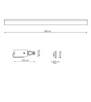 1 phase buses - Light Prestige 1F 2m chinch cable white LP-571/2M-S-WH - product 4