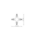 Accessories for 1 phase busbars - Light Prestige White switch for busbar 1F white LP-554 WH - product 2