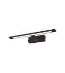 Bathroom wall lamps - Light Prestige Isla medium black wall lamp with IP44 4000K LED black GS-LWB-12W BK - product 1