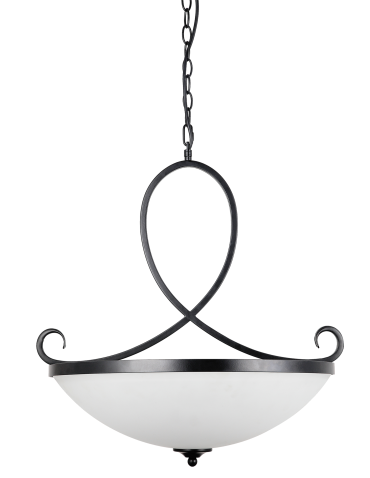 Light Prestige Cuneo pendant E27 white, black LP-2322/3P